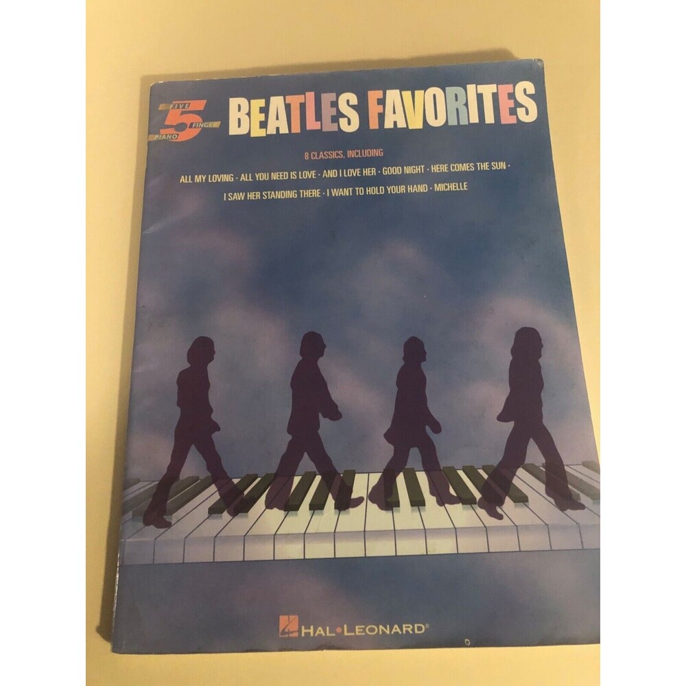 The Beatles Favorites Five Finger Piano Sheet‎ Music Songbook